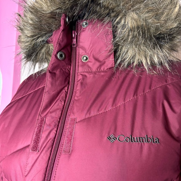 Columbia Snow Eclipse Mid Insulated Burgundy Jacket ✨ - Picture 4 of 8